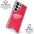 NHL Detroit Red Wings Solid Background Galaxy S25 Ultra Clear Case