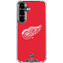NHL Detroit Red Wings Solid Background Galaxy S26 Plus Clear Case