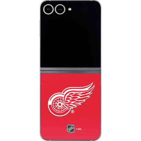 NHL Detroit Red Wings Solid Background Galaxy Z Flip6 Skin