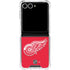 NHL Detroit Red Wings Solid Background Galaxy Z Flip7 Clear Case