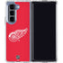 NHL Detroit Red Wings Solid Background Galaxy Z Fold5 5G Clear Case