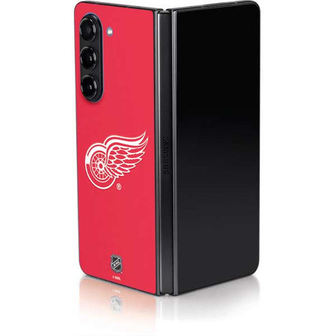NHL Detroit Red Wings Solid Background Galaxy Z Fold5 5G Skin