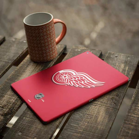 NHL Detroit Red Wings Solid Background iPad Skins
