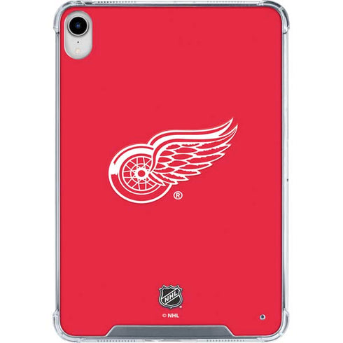 NHL Detroit Red Wings Solid Background iPad 11th Gen (2025) Clear Case
