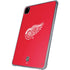 NHL Detroit Red Wings Solid Background iPad Pro 11in (2024) Clear Case
