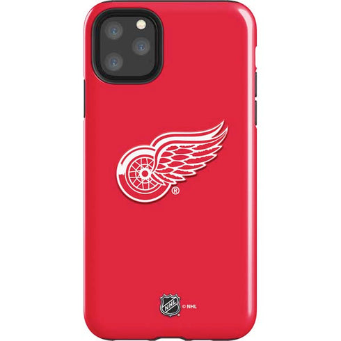 NHL Detroit Red Wings Solid Background iPhone Cases