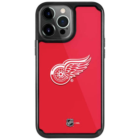 NHL Detroit Red Wings Solid Background iPhone Cases