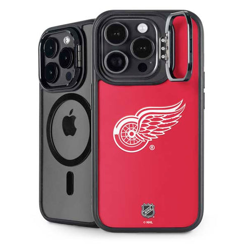 NHL Detroit Red Wings Solid Background iPhone 14 Pro Kickstand Case