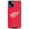 NHL Detroit Red Wings Solid Background iPhone 15 Clear Case