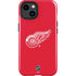 NHL Detroit Red Wings Solid Background iPhone 15 Impact Case