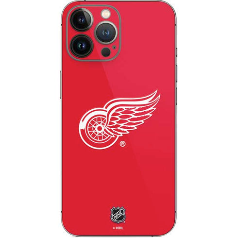 NHL Detroit Red Wings Solid Background iPhone 15 Pro Max Skin