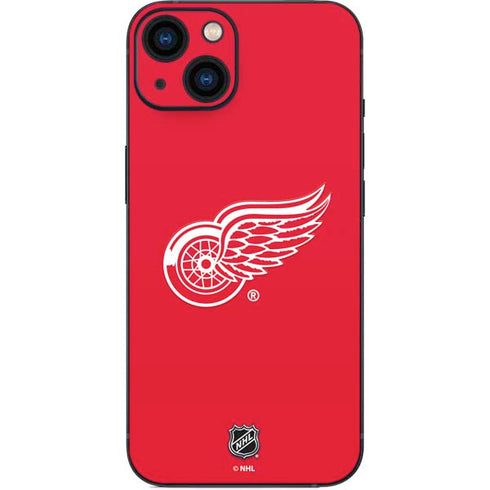 NHL Detroit Red Wings Solid Background iPhone 15 Skin