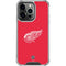 NHL Detroit Red Wings Solid Background iPhone 16 Pro Clear Case