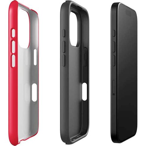 NHL Detroit Red Wings Solid Background iPhone 16 Pro Impact Case