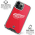 NHL Detroit Red Wings Solid Background iPhone 16 Pro Max Clear Case