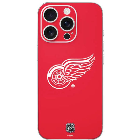NHL Detroit Red Wings Solid Background iPhone 16 Pro Skin