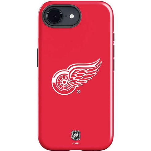 NHL Detroit Red Wings Solid Background iPhone 16e Impact Case