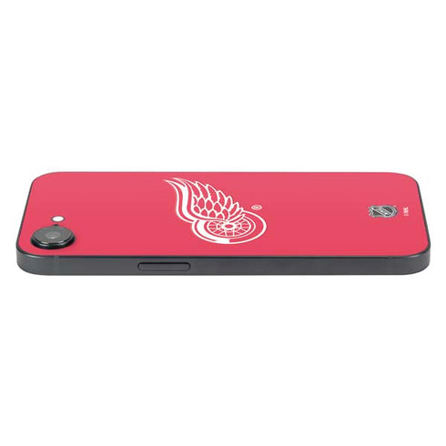 NHL Detroit Red Wings Solid Background iPhone 16e Skin