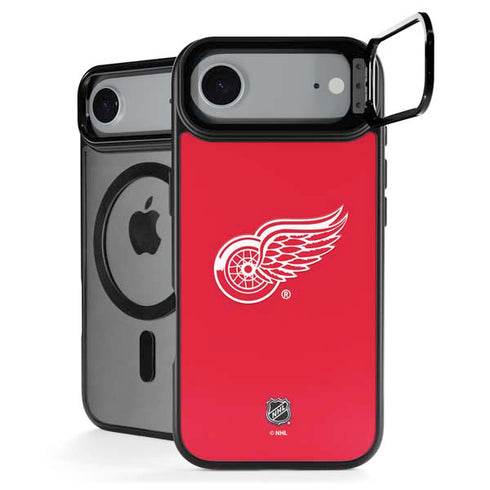 NHL Detroit Red Wings Solid Background iPhone 17 Air Kickstand Case