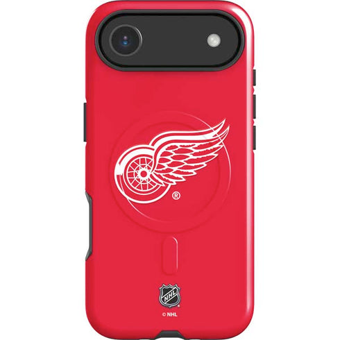 NHL Detroit Red Wings Solid Background iPhone 17 Air Magsafe Impact Case