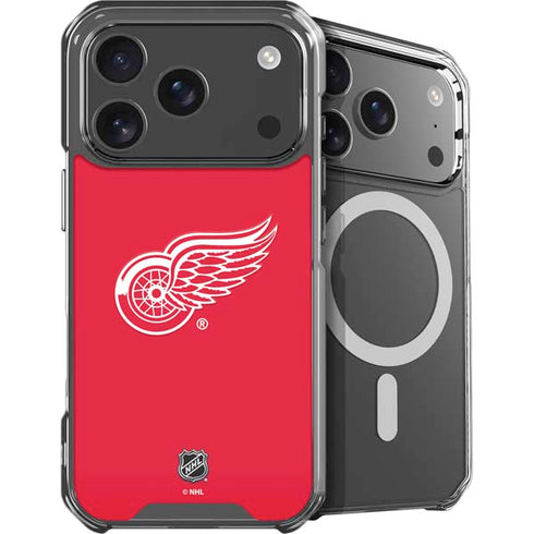 NHL Detroit Red Wings Solid Background iPhone 17 Pro Max MagSafe Case