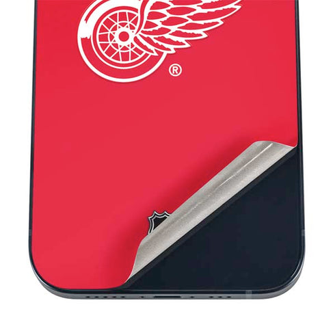 NHL Detroit Red Wings Solid Background iPhone 17 Skin