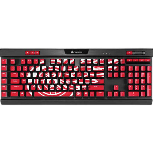 NHL Detroit Red Wings Solid Background K95 RGB PLATINUM Mechanical Gaming Keyboard Skin