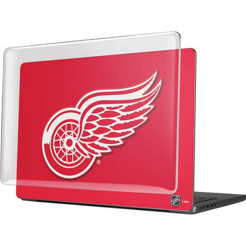 NHL Detroit Red Wings Solid Background MacBook Pro 14in (2021-24) Case plus Skin