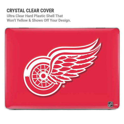 NHL Detroit Red Wings Solid Background MacBook Pro 14in (2021-24) Case plus Skin