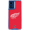NHL Detroit Red Wings Solid Background Moto G 5G (2024) Clear Case