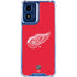 NHL Detroit Red Wings Solid Background Moto G 5G (2024) Clear Case