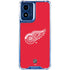 NHL Detroit Red Wings Solid Background Moto G Play 4G (2024) Clear Case