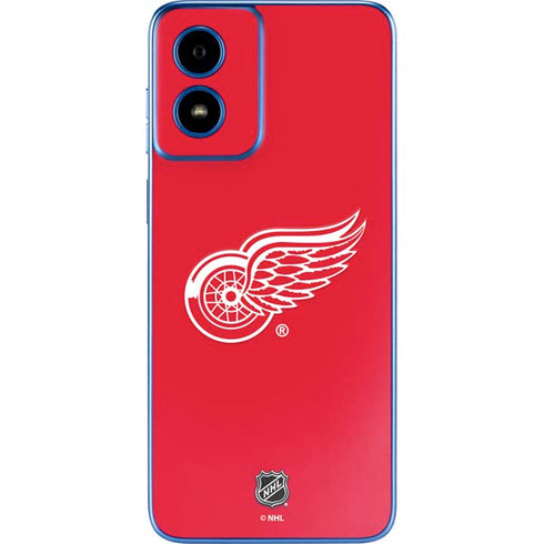 NHL Detroit Red Wings Solid Background Moto G Play 4G (2024) Skin