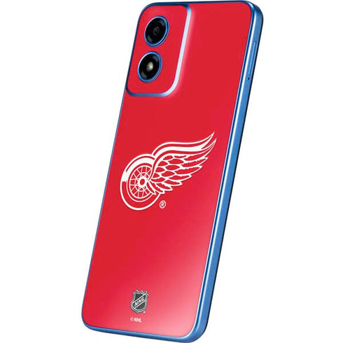 NHL Detroit Red Wings Solid Background Moto G Play 4G (2024) Skin
