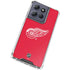 NHL Detroit Red Wings Solid Background Moto G Power 5G (2025) Clear Case