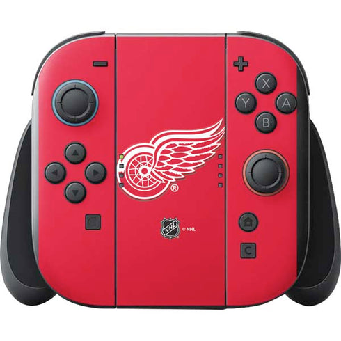 NHL Detroit Red Wings Solid Background Nintendo Switch 2 (2025) with Joy-Con Skin