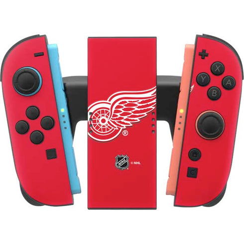 NHL Detroit Red Wings Solid Background Nintendo Switch 2 (2025) Joy-Con Controller Skin
