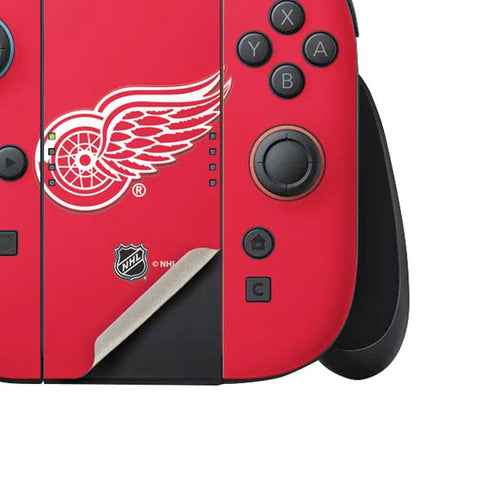 NHL Detroit Red Wings Solid Background Nintendo Switch 2 (2025) Joy-Con Controller Skin