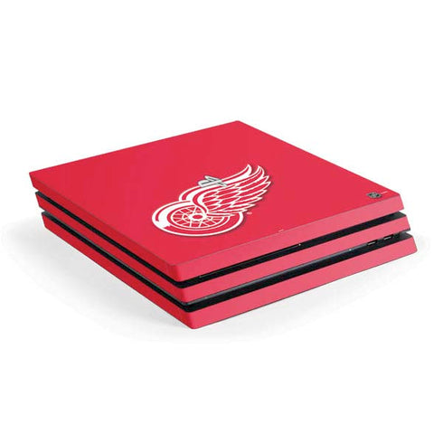 NHL Detroit Red Wings Solid Background PlayStation PS4 Skins