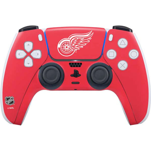 NHL Detroit Red Wings Solid Background PlayStation PS5 Skins