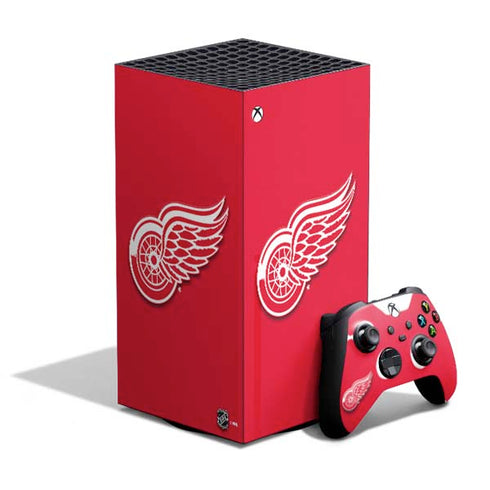 NHL Detroit Red Wings Solid Background XBox Series X Digital Edition Bundle Skin