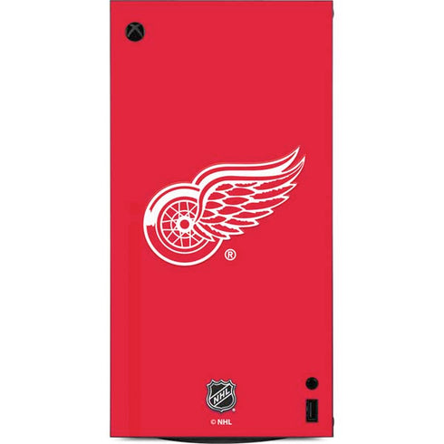 NHL Detroit Red Wings Solid Background XBox Series X Digital Edition Console Skin