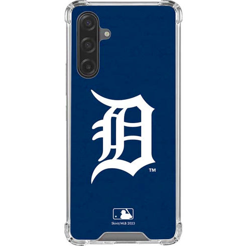 MLB Detroit Tigers - Solid Distressed Galaxy A17 Clear Case