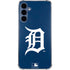 MLB Detroit Tigers - Solid Distressed Galaxy A55 5G Clear Case