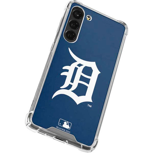 MLB Detroit Tigers - Solid Distressed Galaxy S24 FE Clear Case