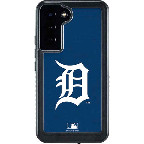 MLB Detroit Tigers - Solid Distressed Galaxy S24 Plus Waterproof Case