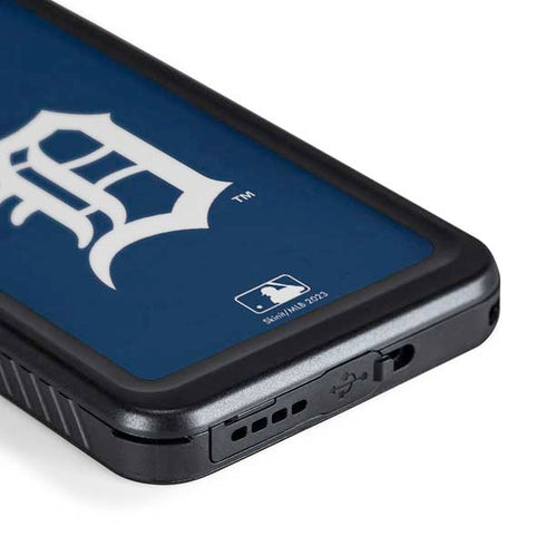 MLB Detroit Tigers - Solid Distressed Galaxy S24 Plus Waterproof Case