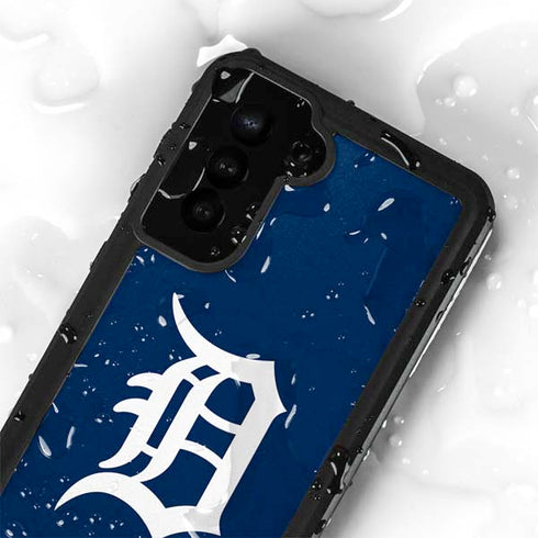 MLB Detroit Tigers - Solid Distressed Galaxy S24 Plus Waterproof Case