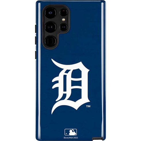 MLB Detroit Tigers - Solid Distressed Galaxy S25 Ultra Impact Case