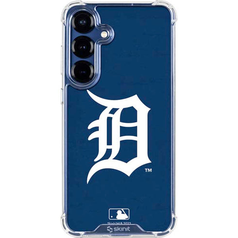 MLB Detroit Tigers - Solid Distressed Galaxy S25 Clear Case